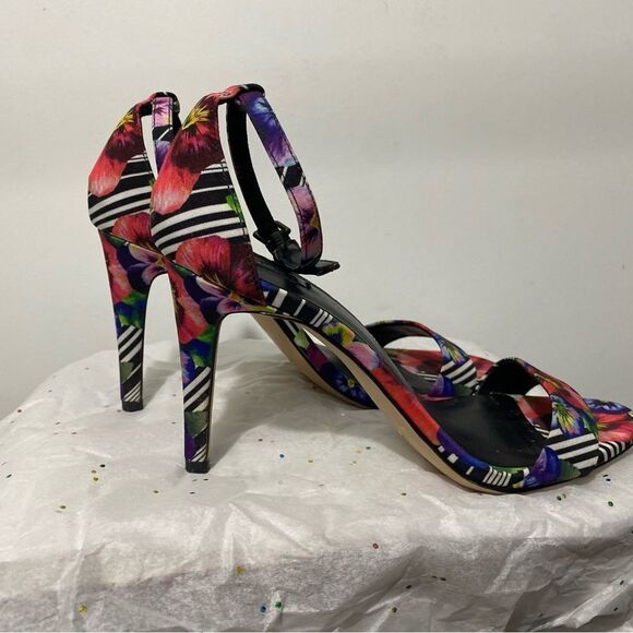Colorful Women's Heels by Aldo Floral - Picture 2 of 11
